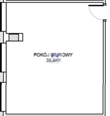 Mokotów: lokal biurowy 46,40 m2 do wynajęcia