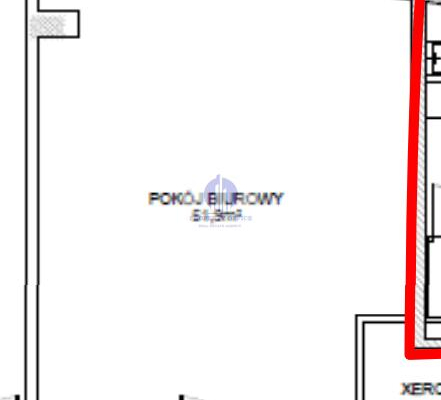 Mokotów: lokal biurowy 60,72 m2 na wynajem