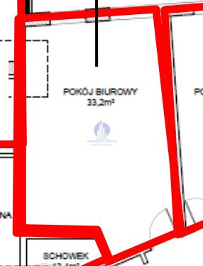 Mokotów: lokal biurowy 38,84 m2 do wynajęcia