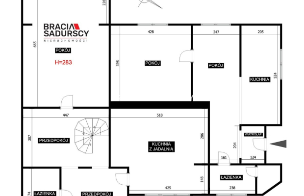 dom 223m2, działka 800m2, centrum Zabierzów