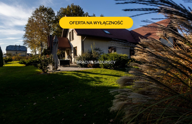 Komfortowy dom z dużą działką, 13 km od Krakowa