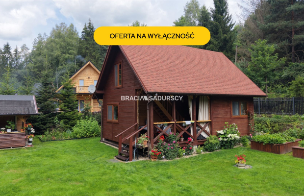 Prywatna enklawa w Bystrej Podhalańskiej - Dom letniskowy na działce budowlanej z lasem i strumykiem!  

   Szukasz miejsca, kt