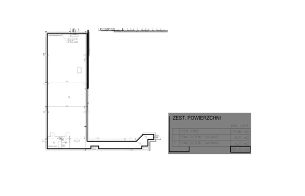 Lokal usługowy w Skawinie, Nowa Cena 7500 m2