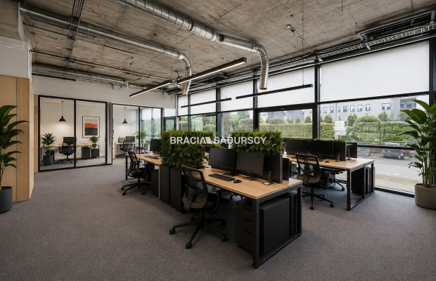 Wykończony lokal biurowy 154 m² do wynajęcia