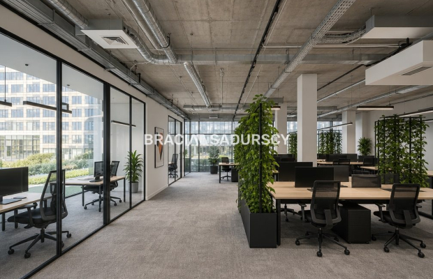 Wykończony lokal biurowy 97 m² do wynajęcia