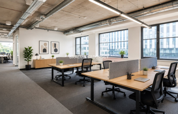 Wykończony lokal biurowy 392 m² do wynajęcia