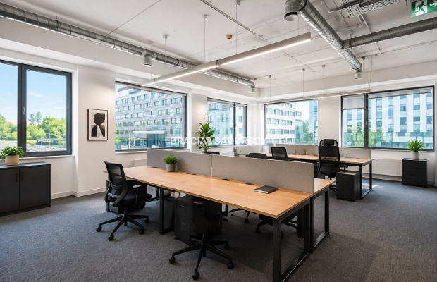 Wykończony lokal biurowy 392 m² do wynajęcia