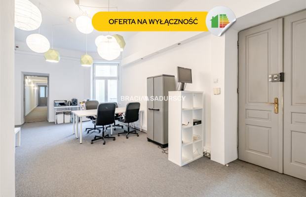 Przestronne biuro 140 m² w centrum Krakowa - ul. Lubicz 

 Szukasz świetnie skomunikowanego miejsca na siedzibę swojej firmy, k