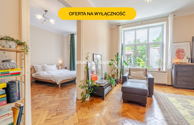 Kraków - Zwierzyniec / Salwator  2 oddzielne pokoje  65,59 m2  kamienica blisko Błoń i Lasku Wolskiego   

  Na sprzedaż przest