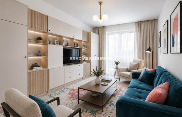 2 pok| 44,5m² |balkon |duża piwnica|ul. Komandosów