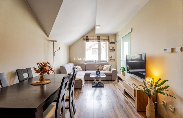 Dwupoziomowe mieszkanie 70 m² w granicy Krakowa