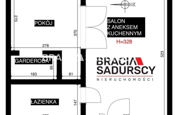 Dwupokojowy apartament z historycznym charakterem