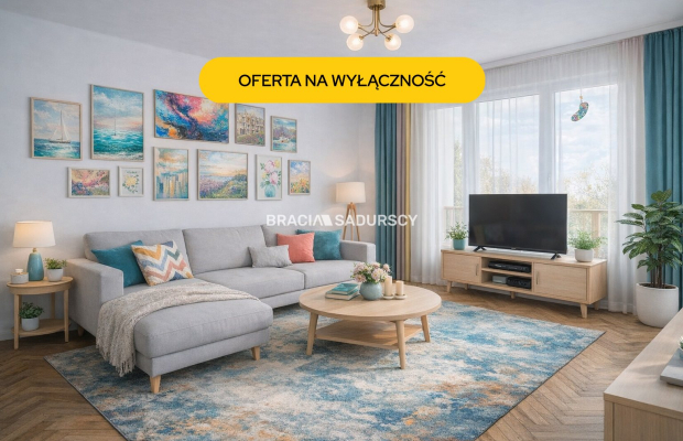 Dwupokojowe jasne mieszkanie w centrum.