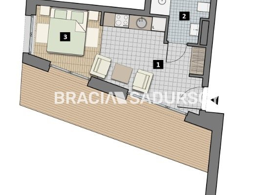 Dostępne mieszkania od 25m2 do 63m2. 