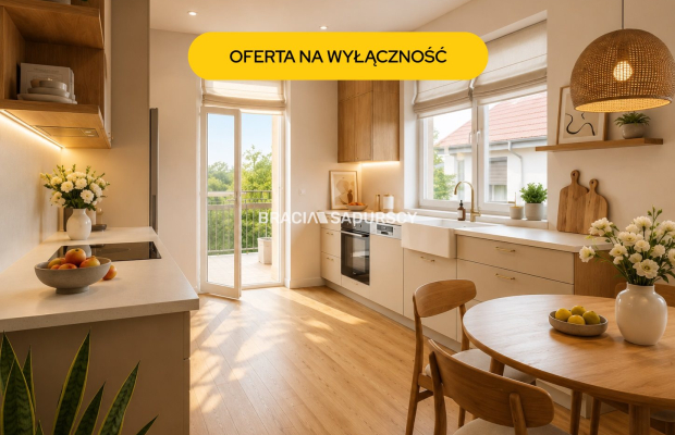 Dwa poziomy w domu typu bliźniak z garażem.