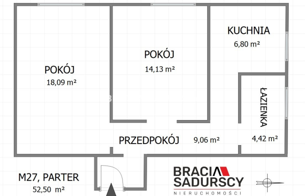 2 mieszkanie pokojowe w Chrzanowie. 