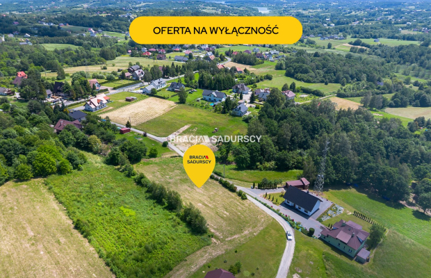 Działka widokowa w Byszynac 13 arów gm.Wieliczka