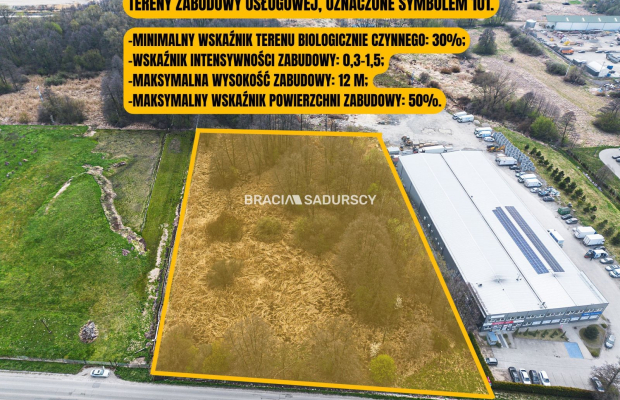 Atrakcyjna nieruchomość usługowa w Brzeziu 1,19 ha
