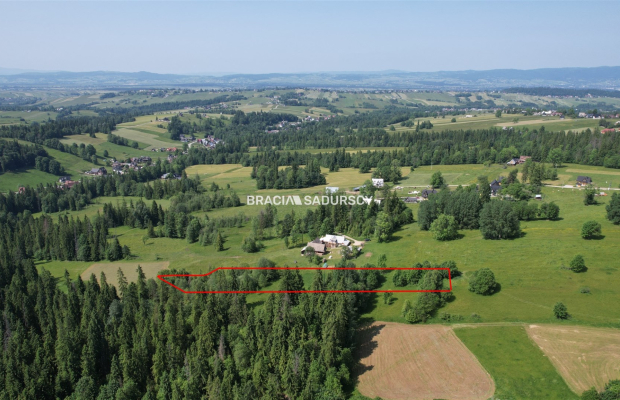 Inwestycyjny Gotowiec na Podhalu! Działka 4267 m² z WZ na 6 Domów w Bańskiej Wyżnej (os. Gielatówka) - Cena Promocyjna 997 000 