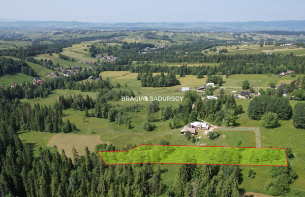Inwestycyjny Gotowiec na Podhalu! Działka 4267 m² z WZ na 6 Domów w Bańskiej Wyżnej (os. Gielatówka) - Cena Promocyjna 997 000 