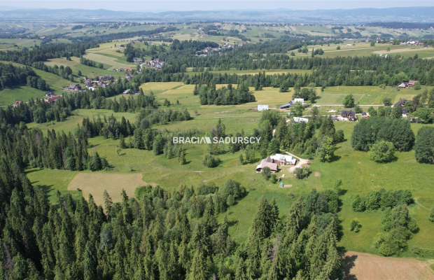 Inwestycyjny Gotowiec na Podhalu! Działka 4267 m² z WZ na 6 Domów w Bańskiej Wyżnej (os. Gielatówka) - Cena Promocyjna 997 000 