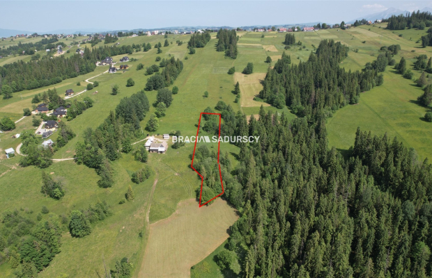 Inwestycyjny Gotowiec na Podhalu! Działka 4267 m² z WZ na 6 Domów w Bańskiej Wyżnej (os. Gielatówka) - Cena Promocyjna 997 000 