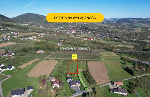 Działka budowlana w Łukowicy k/Limanowej