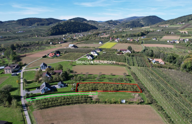 Działka budowlana w Łukowicy k/Limanowej