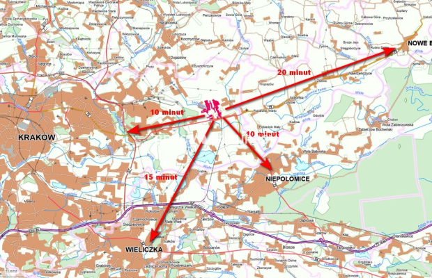 Działka budowlana o pow. 34 arów w Krakowie - Nowej Hucie   
 
Przedmiotem oferty jest działka o nr  307    położona w obrębie 