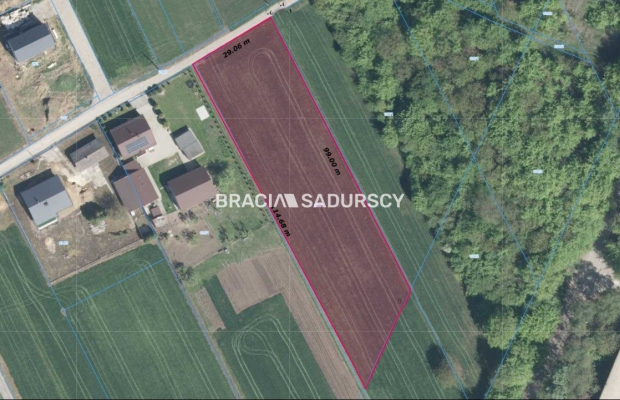 Działka 3050 m² | Kraków Pleszów | ul. Rudni