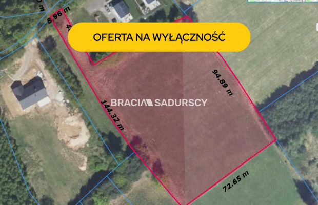 Działka 80 ar Budowlano-usługowa