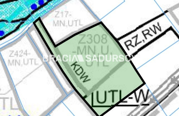Działka 80 ar Budowlano-usługowa