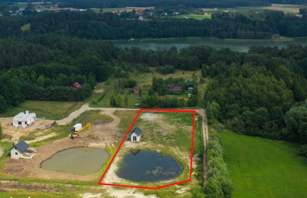 Działka ze stawem w pięknej okolicy Doliny Rospudy