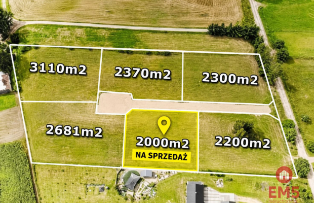 DZIAŁKA Z WYDANYMI WARUNKAMI ZABUDOWY – PRZEJMA WY