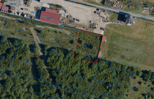 Działka budowlana 1200m2 z WZ narożna