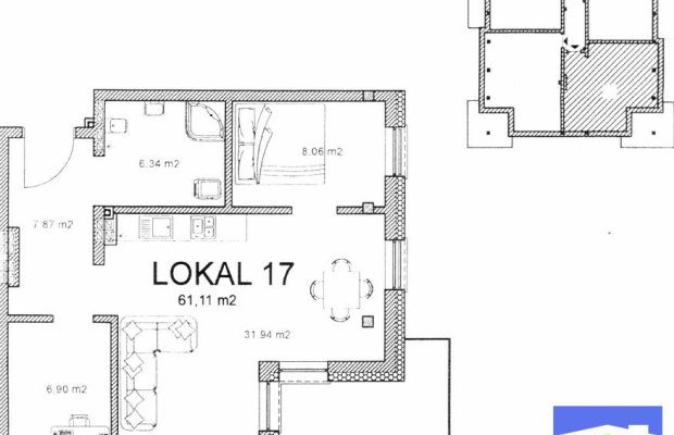 Pabianice - lokal 61,11 m2 ul. Warszawska