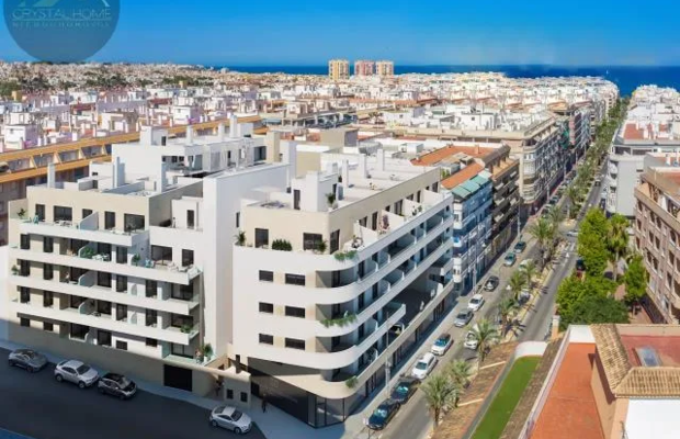 Nowoczesne apartamenty 300 m od plaży w Torrevieja