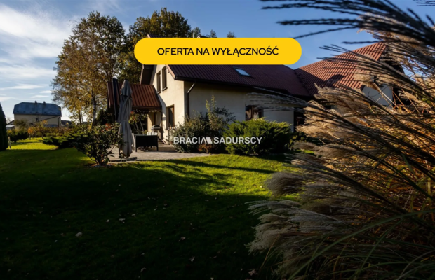 Komfortowy dom z dużą działką, 13 km od Krakowa