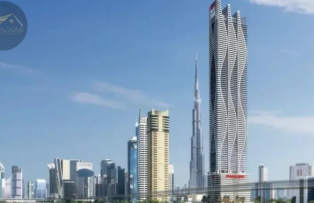 Apartament z basenem, 72 piętro widok Burj Khalifa