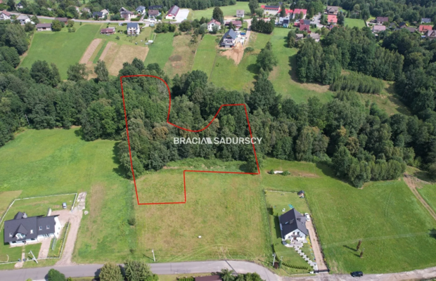 Działka budowlano-leśna. Siepraw.