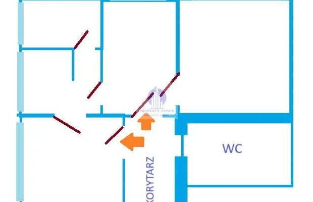 Włochy: lokal biurowy 99,40m2 do wynajęcia