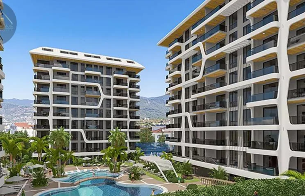 Nowoczesne apartamenty 245 metrów od morza