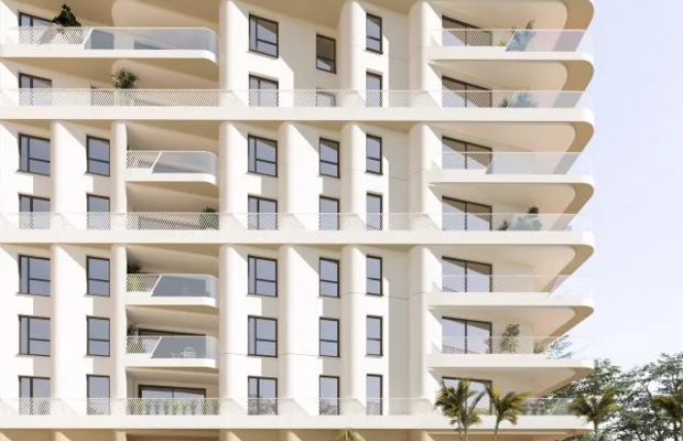 Nowoczesny apartament 100 m od morza w Villajoyosa
