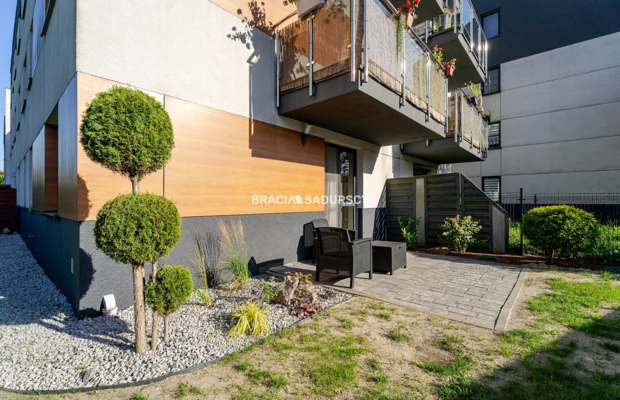 Nowoczesne 56 m² z ogrodem i garażem