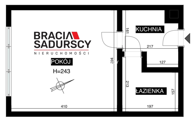 Kawalerka w Nowej Hucie | 24m2 | os. Słoneczne 