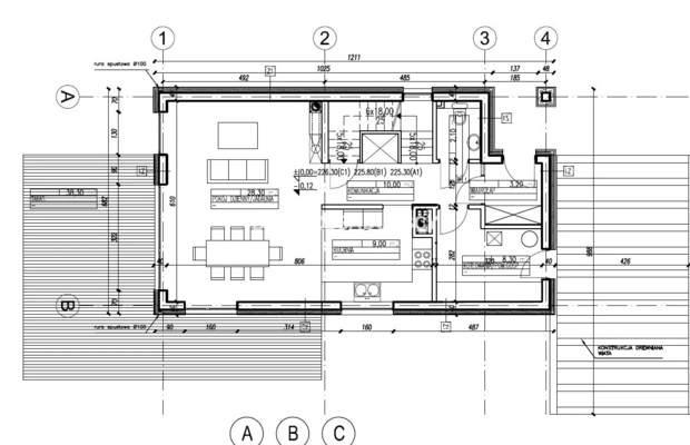 Dom Wolnostojący 140 m2 z tarasem w MNIKOWIE