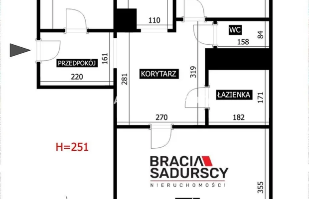 Kraków, Podgórze Duchackie - 3‑pokojowe mieszkanie, 55,7 m²  

 Na sprzedaż ustawne, trzypokojowe mieszkanie o powierzchni 55,7