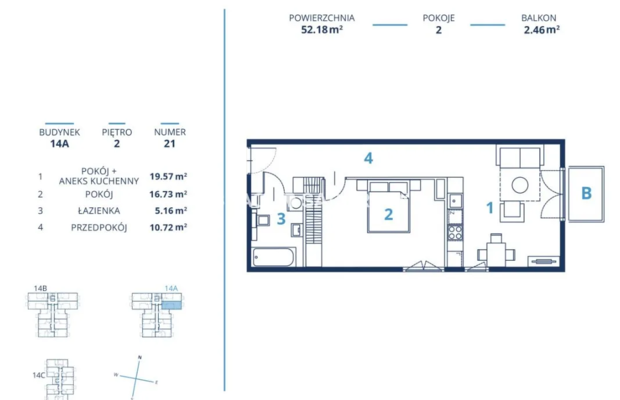 Gotowa inwestycja - metraże od 39 m2, Kraków