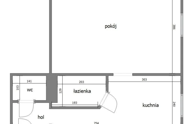 Stare Podgórze po remoncie, 41m 