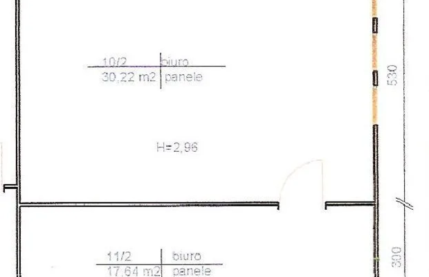 Biuro 48m2, parking / gotowe do wprowadzenia
